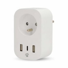 Nedis Slimme Stekker met Energymeter USB-C en A | 3680 W