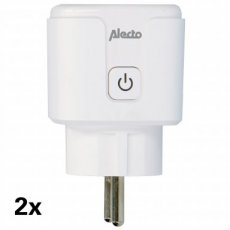 Alecto Slimme Wi-Fi Stekker met Energymonitor Alecto Slimme Wi-Fi Stekker met Energymonitor | 3680 W | 2 Stuks