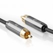 ProfiGold Mono Subwoofer Kabel ProfiGold Mono Subwoofer Kabel 1× RCA Male naar 1× RCA Male | 5.00 m