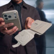 Taupe Decoded Leren Hoesje met Afneembare Wallet voor iPhone 18 Pro Max