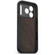 Carbon black Decoded Siliconen Hoesje voor iPhone 18 Pro