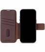 Chocoladebruin Decoded Leren Hoesje met Afneembare Wallet voor iPhone 18 Pro