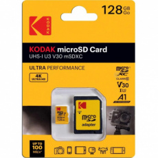 EKMSDM128GXC10HPRK Kodak 128GB microSDXC U3