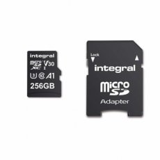 Integral 256GB microSDXC V30 – 100 MB/s – U3 / Integral 256GB microSDXC V30 – 100 MB/s Incl. SD-adapter