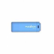 Nedis 32GB USB 2.0 Flash Drive – USB-A Nedis 32GB USB 2.0 Flash Drive – USB-A – 12 MB/s lezen – Blauw