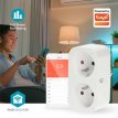 Nedis Slimme 2-wegs Stekker met Energymeter Nedis Slimme 2-wegs Stekker met Energymeter | 3680 W