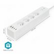 Nedis Smart Powerstrip 4× Plug + 2× USB-A + 2× Nedis Smart Powerstrip 4× Plug + 2× USB-A + 2× USB-C | 3680 W