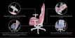 Nitro 710 Roze-Wit Genesis Nitro 710 Roze-Wit