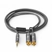 ProfiGold 3.5 mm Jack naar 2x RCA Audio Kabel ProfiGold 3.5 mm Jack naar 2x RCA Audio Kabel