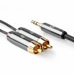 ProfiGold 3.5 mm Jack naar 2x RCA Audio Kabel ProfiGold 3.5 mm Jack naar 2x RCA Audio Kabel