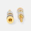 Profigold Banaanplug Luidspreker Connector Verguld Profigold Banaanplug Luidspreker Connector Verguld