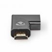 ProfiGold HDMI Haakse Adapter 90° Male naar Femal ProfiGold HDMI Haakse Adapter 90° Male naar Female