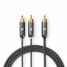 ProfiGold Subwooferkabel 1x RCA naar 2x RCA ProfiGold Subwooferkabel RCA naar 2x RCA (Y-split) 3.00 m