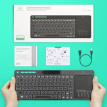 Rii R18S Rii R18S draadloos toetsenbord met touchpad en backlight