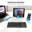 Rii RK809 Pro Rii RK809 Pro opvouwbaar BT toetsenbord met touchpad