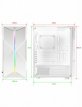Spirit of Gamer CLONE 3 ARCTIC – ATX – ARGB Spirit of Gamer CLONE 3 ARCTIC – ATX – ARGB Controller – 2x120mm