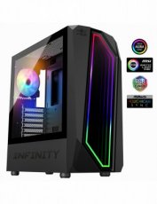 Spirit of Gamer INFINITY DARK - ATX - 2x120mm ARGB - RGB Spiegel