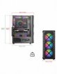 Spirit of Gamer REBEL XT – ATX/mATX/mITX – 4x1 Spirit of Gamer REBEL XT - ATX - 4x120mm ARGB