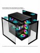 Spirit of Gamer SPARK - ATX - 6x120mm ARGB - 270° Spirit of Gamer SPARK - ATX - 6x120mm ARGB - 270° zicht