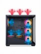 Spirit of Gamer SPARK - ATX - 6x120mm ARGB - 270° Spirit of Gamer SPARK - ATX - 6x120mm ARGB - 270° zicht