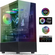 Spirit of Gamer SPECTRA – ATX – 3x120mm ARGB – Zwart