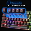 Spirit of Gamer Xpert-K200 zwart Spirit of Gamer Xpert-K200 Draadloos Mechanisch RGB zwart
