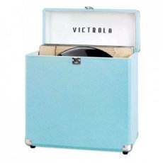 Victrola Vinyl Record Storage Case Turquoise Victrola Vinyl Record Storage Case Turquoise